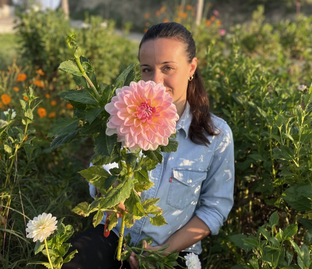 Chi siamo? Marzia di Viale Flower Farm